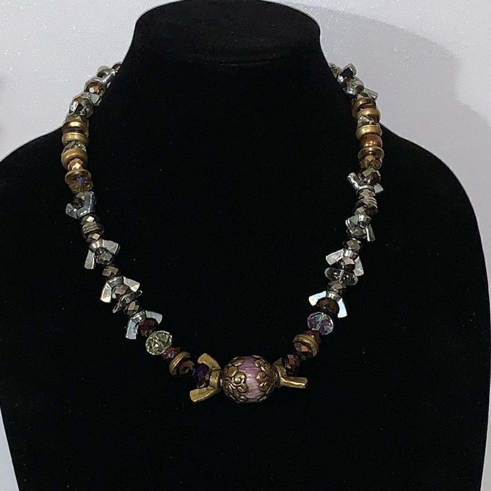 Large Beaded Necklace 